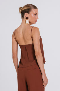 Top Estela - Chocolate