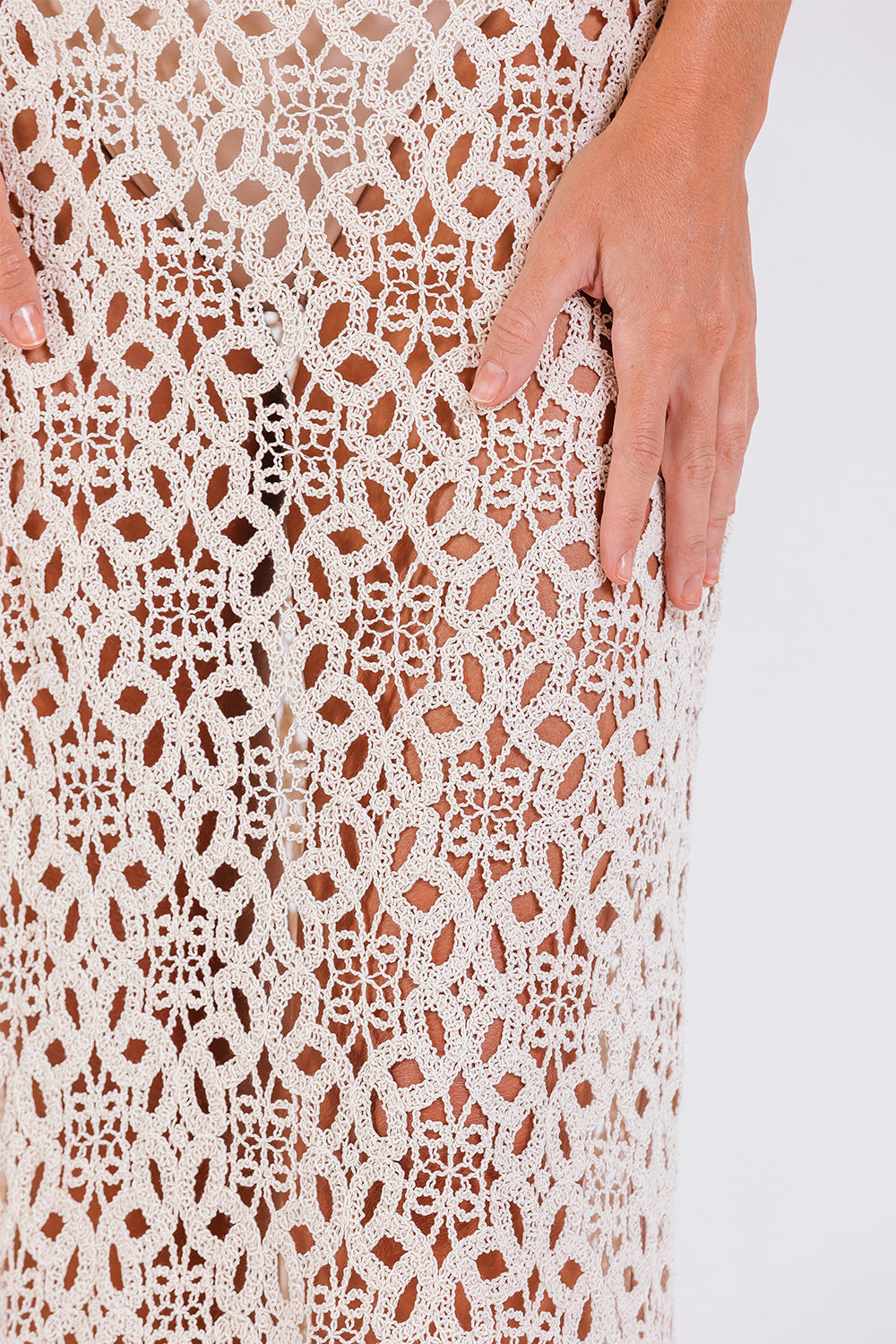 Vestido Saman - Areia