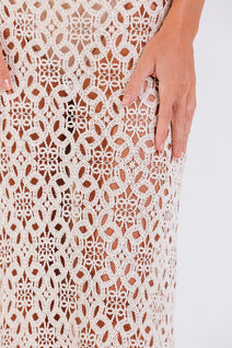Vestido Saman - Areia
