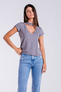 T-shirt Ana - Cinza