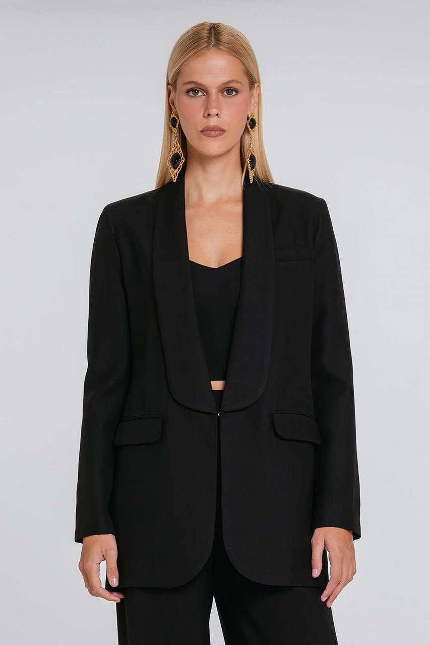Blazer Charlote - Preto