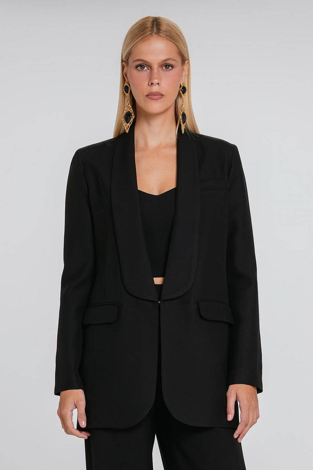 Blazer Charlote - Preto