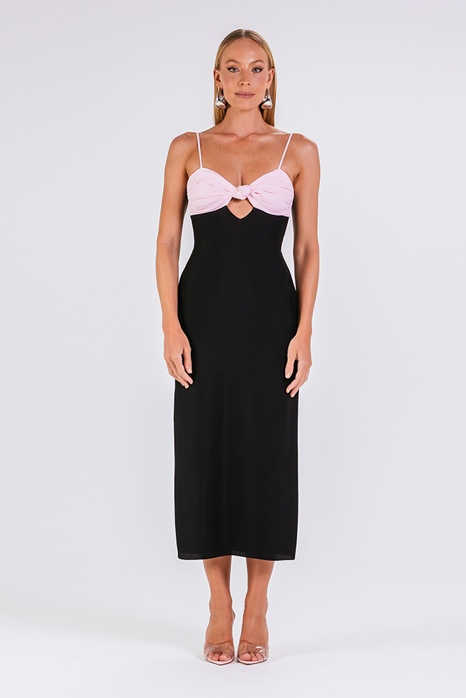 Vestido Andressa - Preto/blush