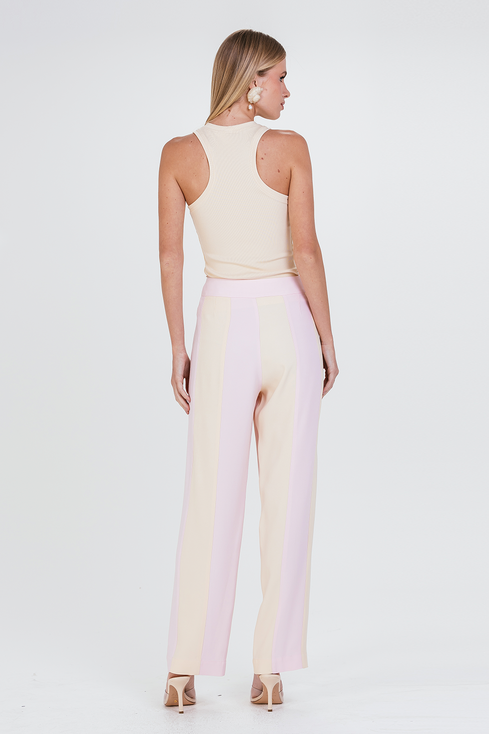 Calça Onda - Blush/banoffee