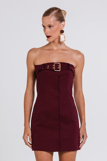 Vestido San - Cabernet
