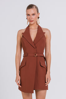 Vestido Eliete - Chocolate