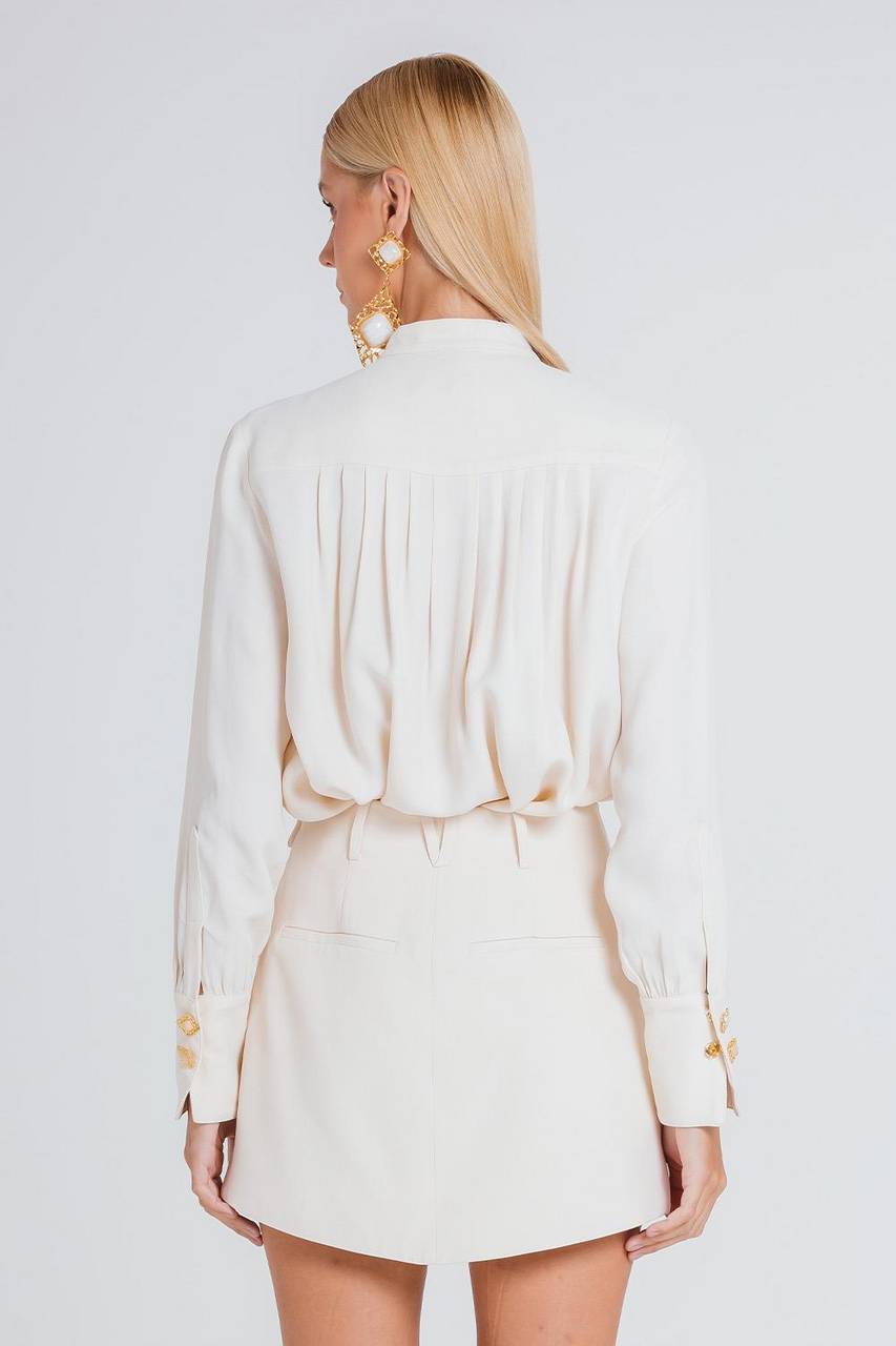 Short Saia Cleo - Marfim