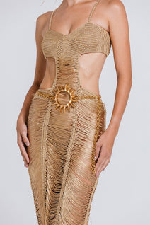 Vestido Natalia - Gold