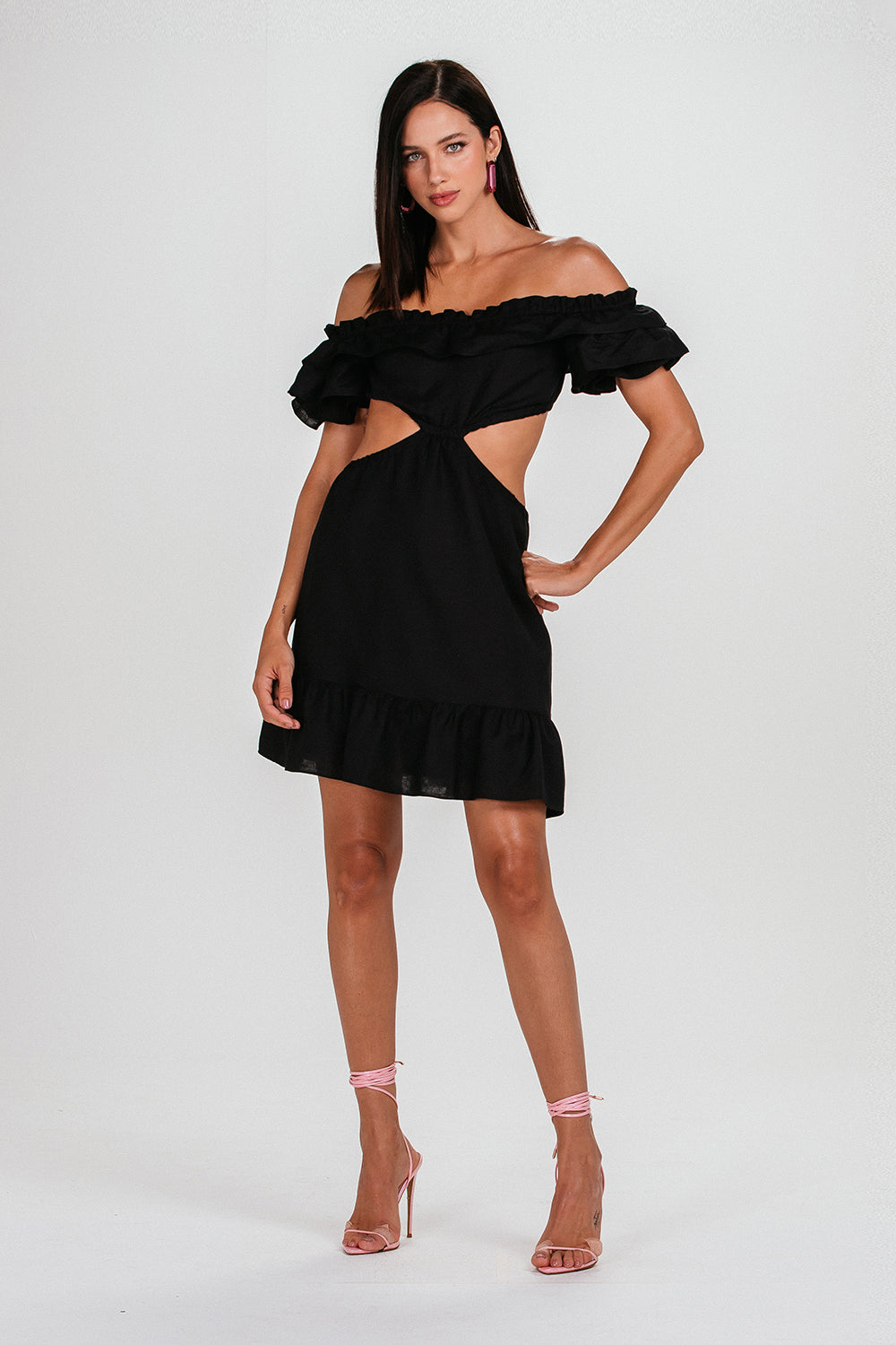 Vestido Maristela - Preto