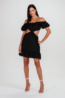 Vestido Maristela - Preto