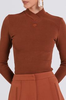 Blusa Samy - Chocolate