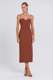 Vestido Iohara - Chocolate