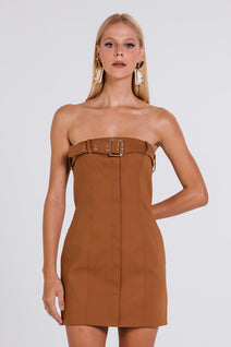 Vestido San - Chocolate