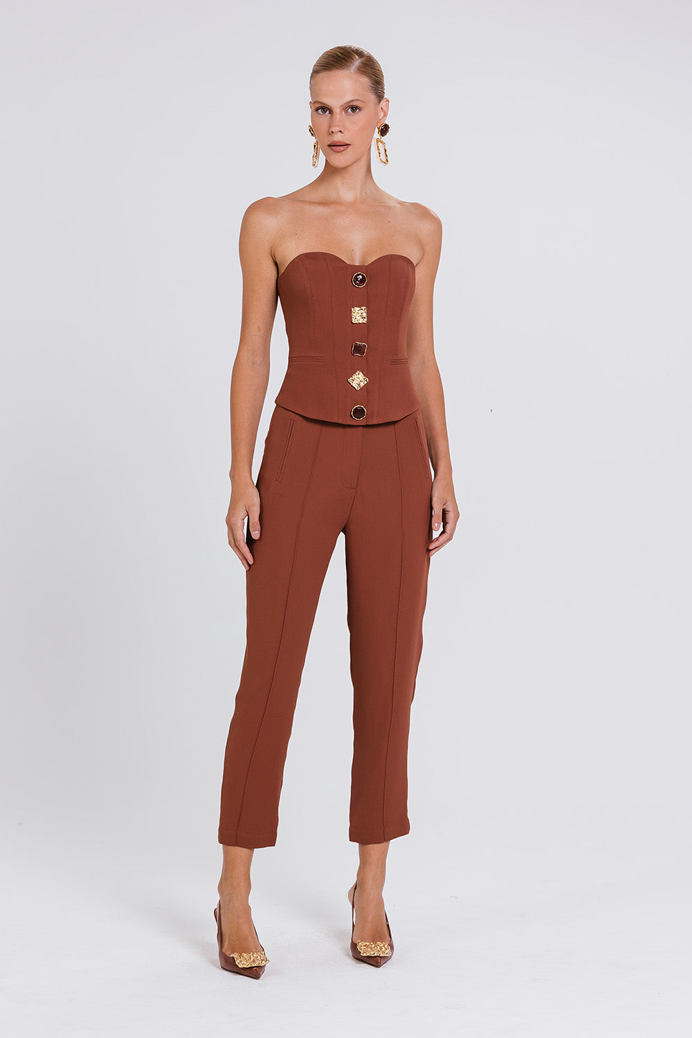 Top Marcia - Chocolate