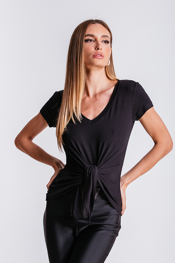 T-shirt Nó - Preto