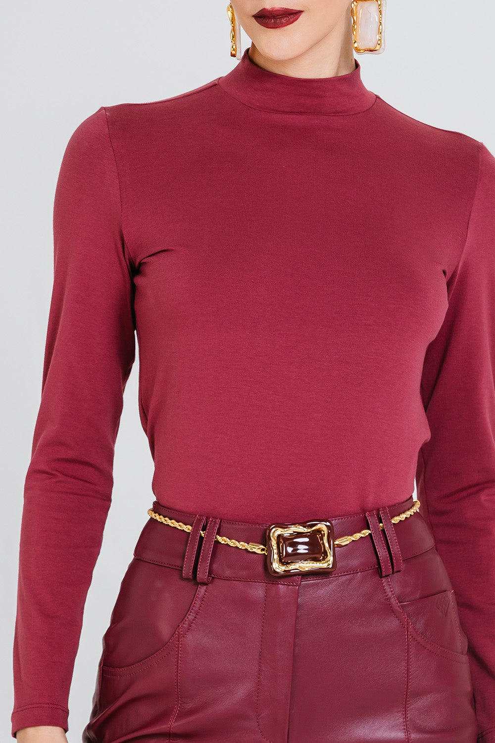 Blusa Enny - Cabernet