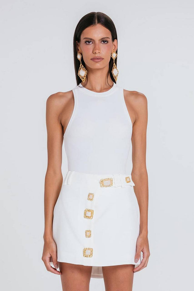 Short Saia Cleo - Off White