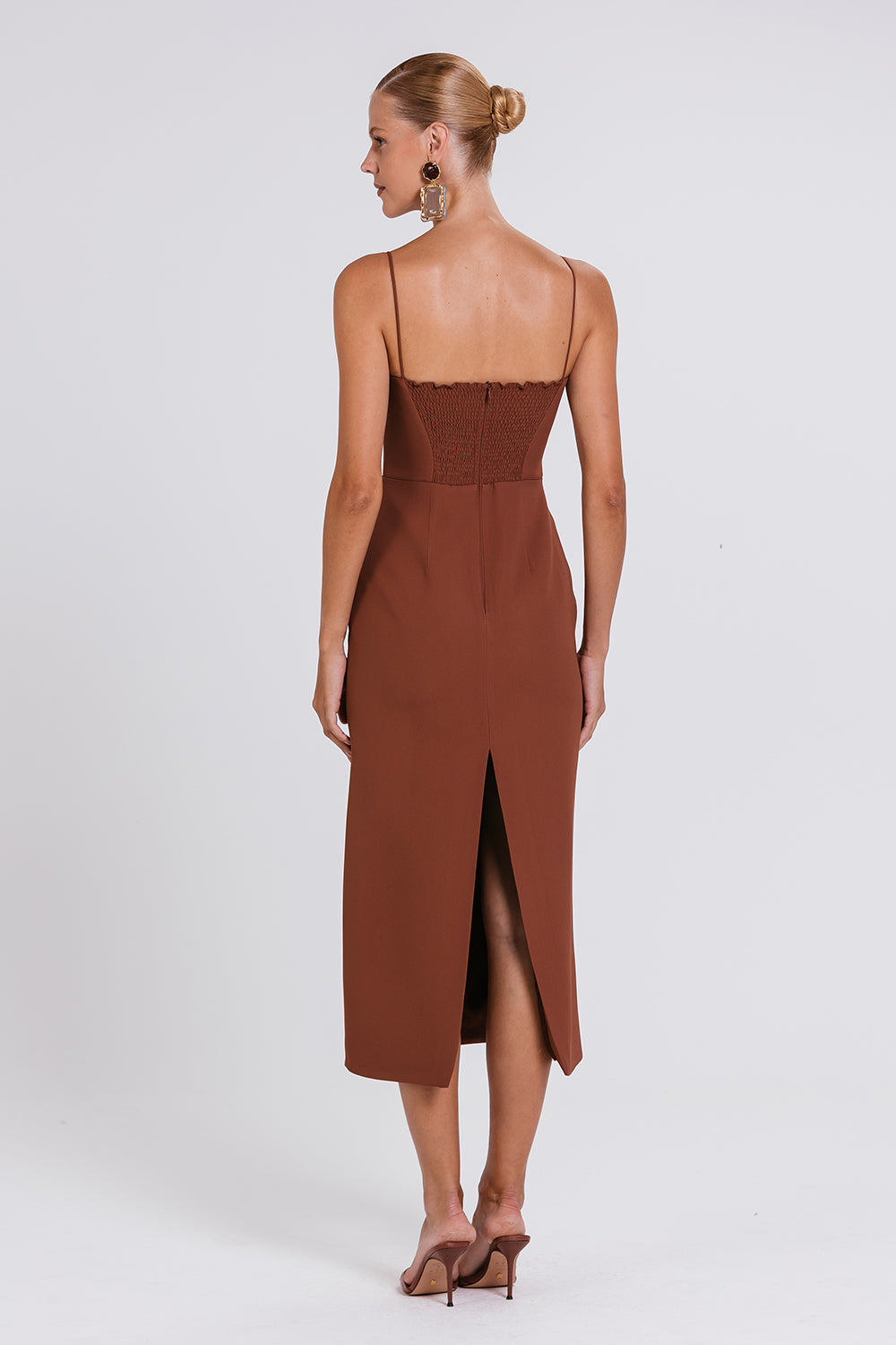 Vestido Iohara - Chocolate