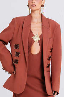Blazer Isis - Chocolate