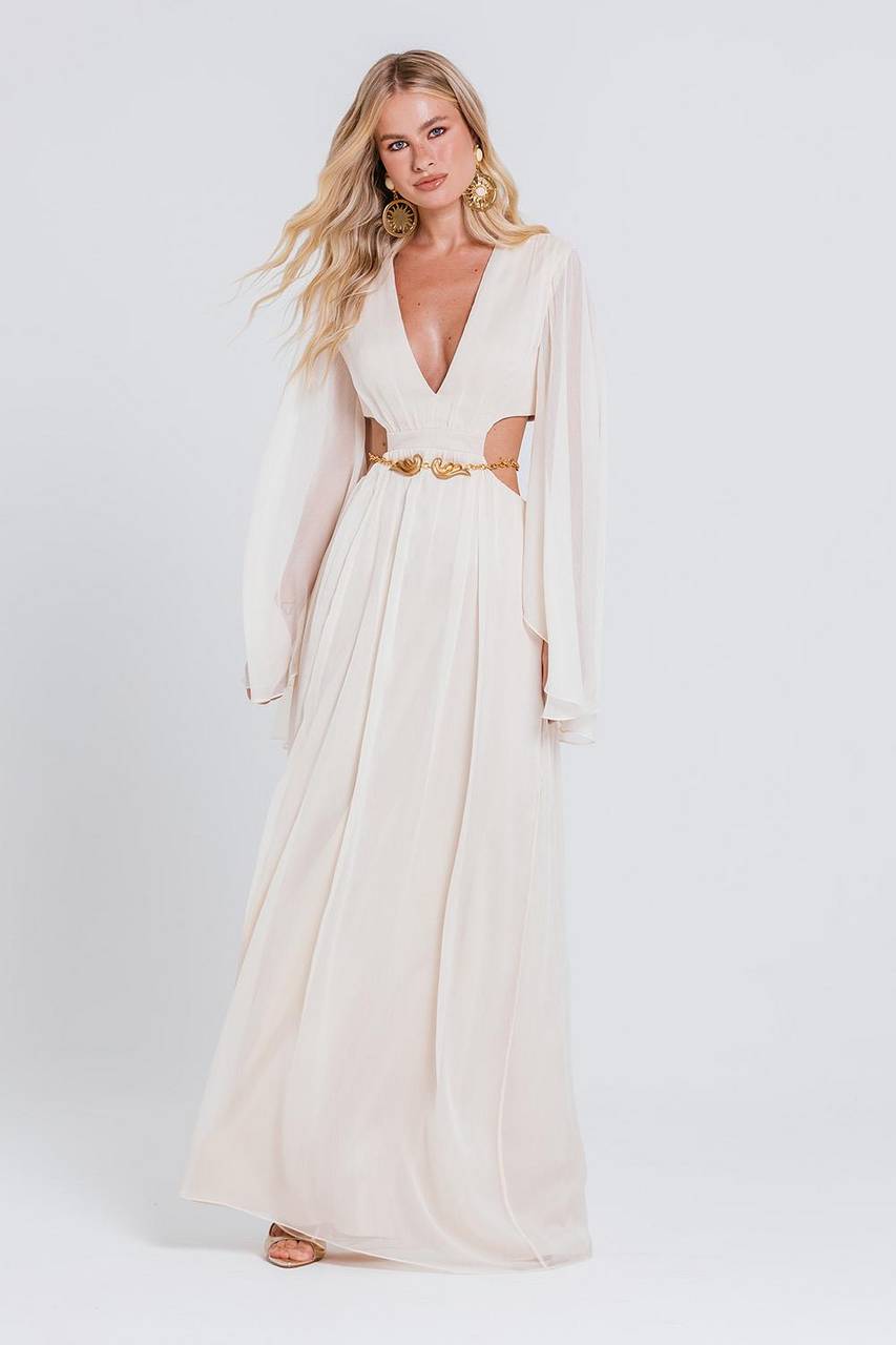 Vestido Atlanta - Areia