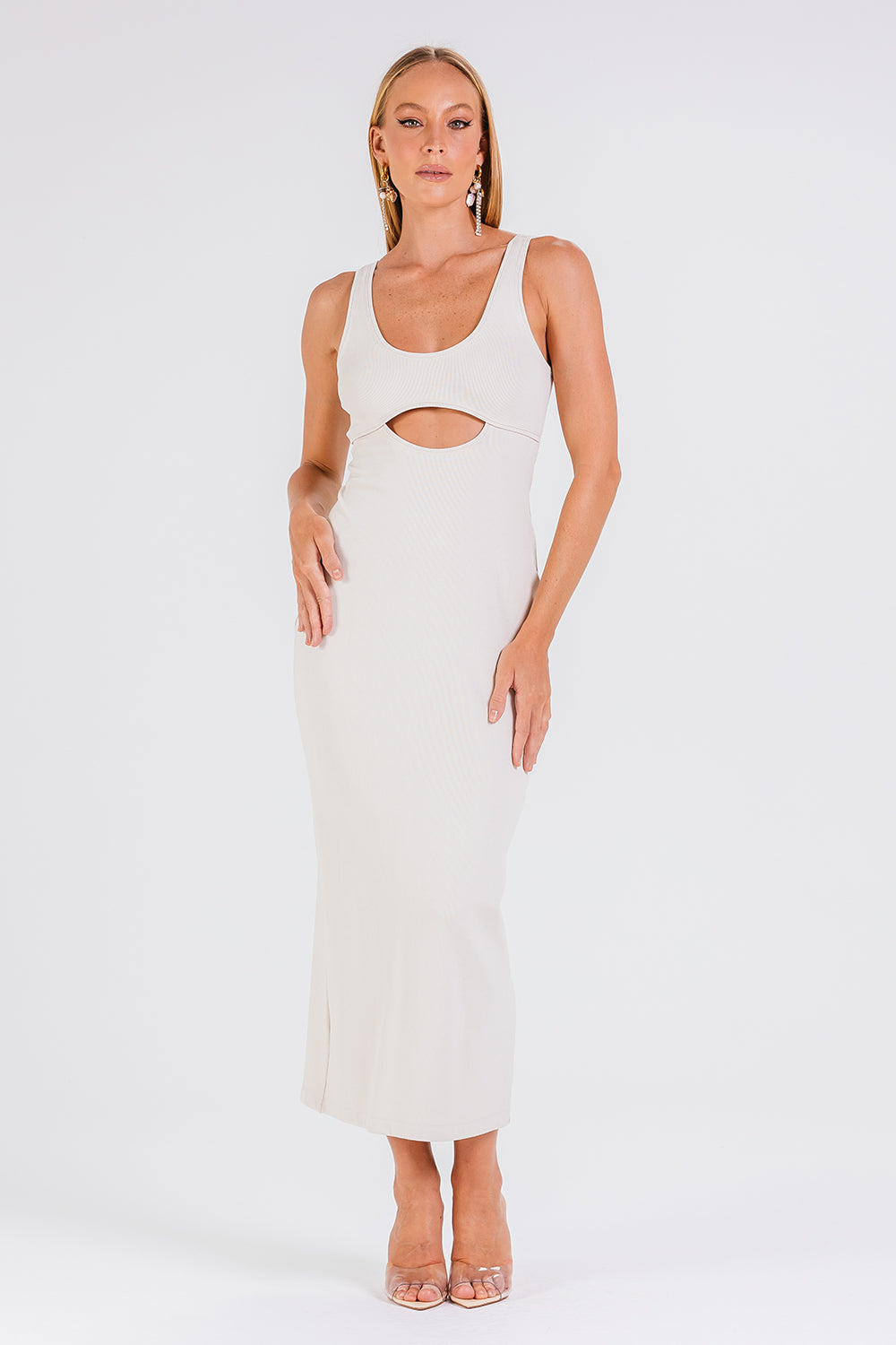 Vestido Canes - Areia