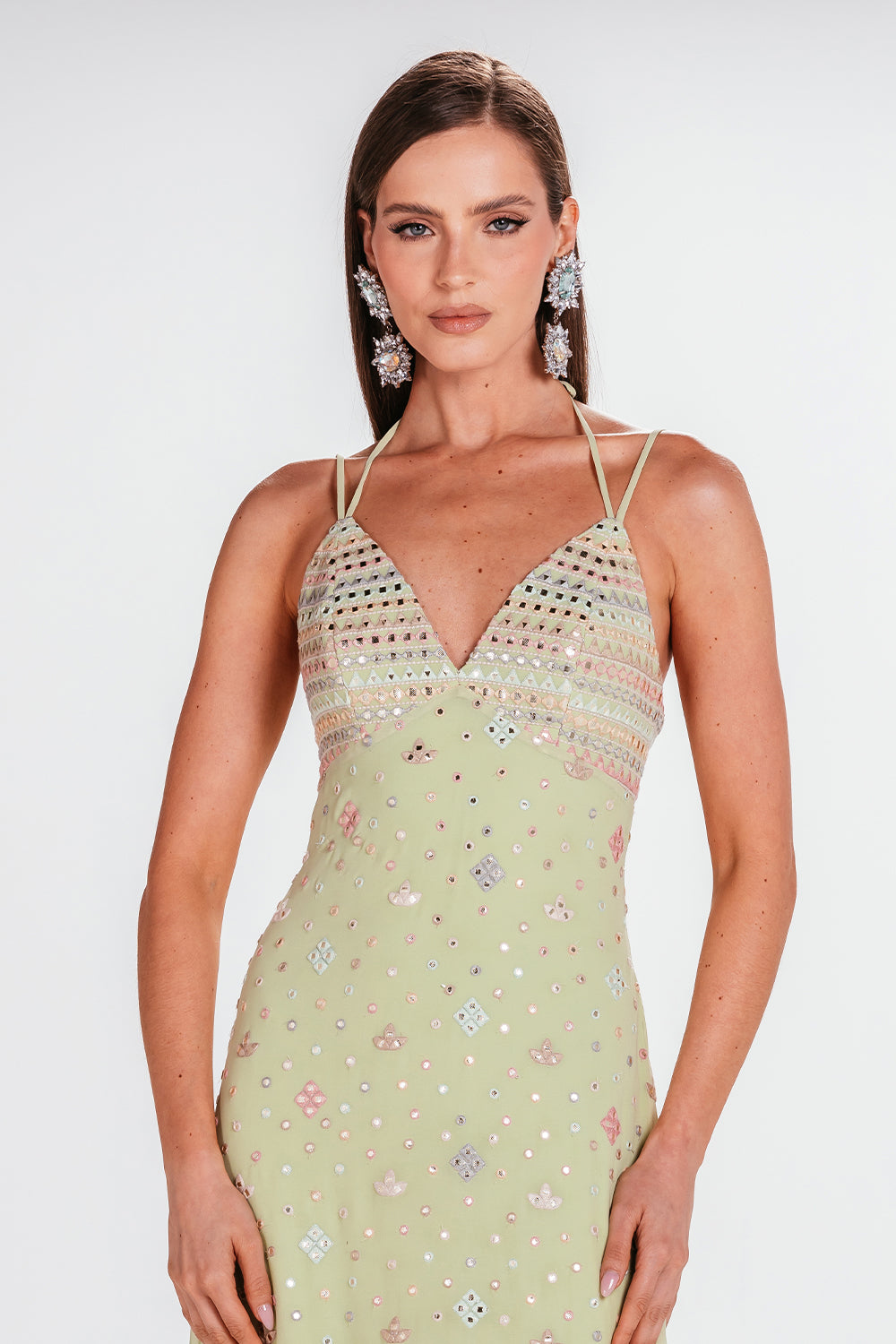 Vestido Nariele - Pistache