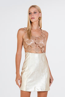 Vestido Samueli - Gold