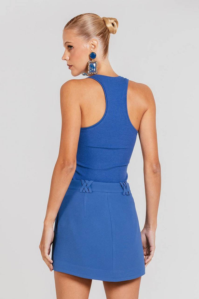 Short Saia Clara - Blues