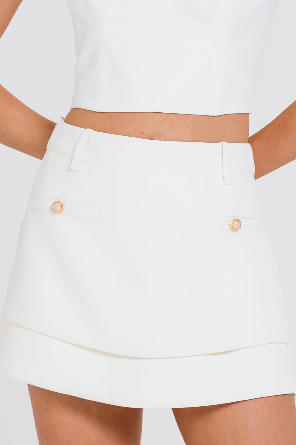 Short Saia Cora - Vanilla