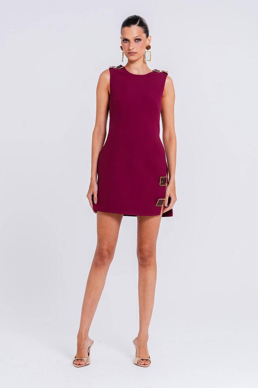Vestido Maele - Cabernet