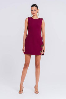 Vestido Maele - Cabernet