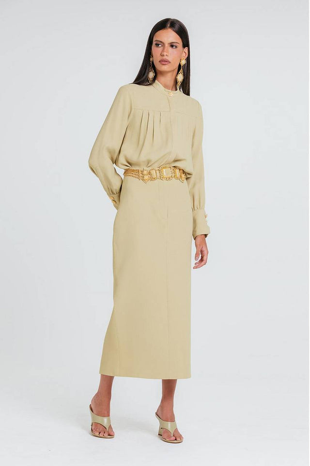 Camisa Duda - Sepia