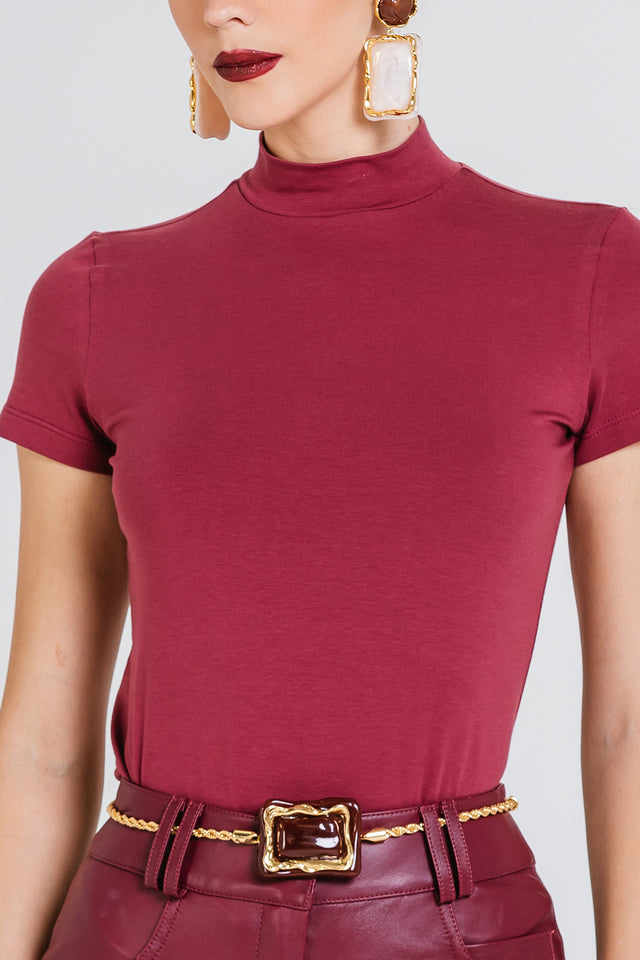 Blusa Vic - Cabernet