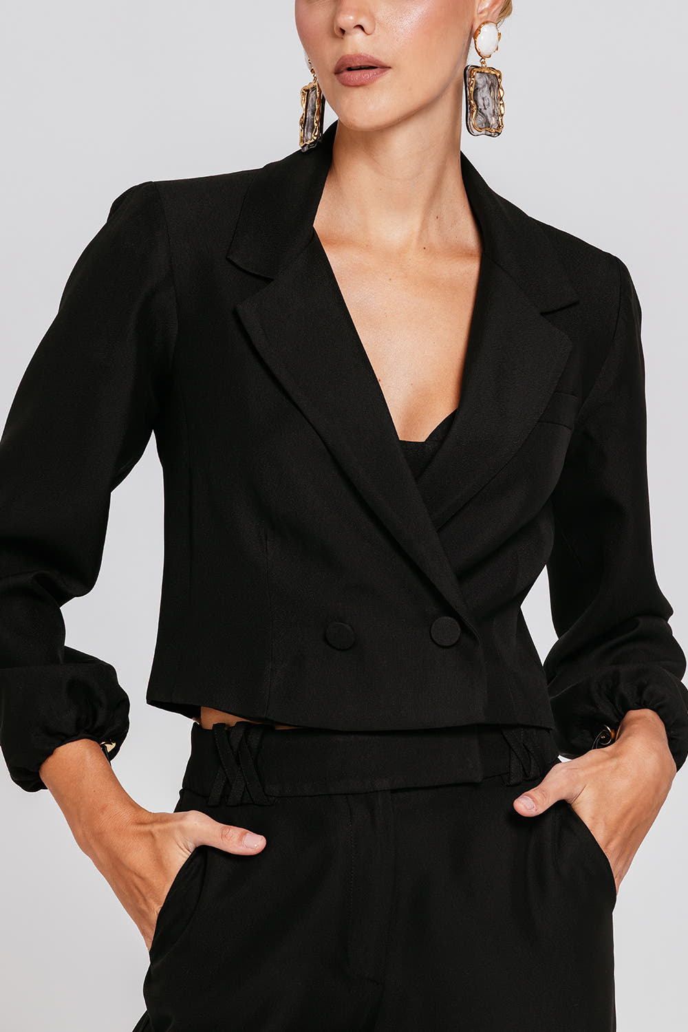 Blazer Anita - Preto
