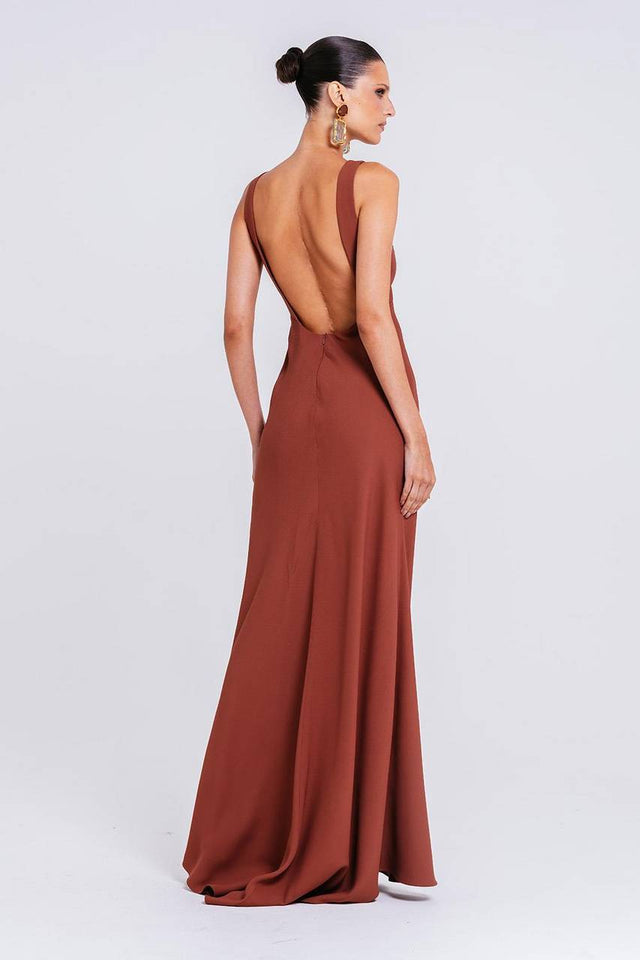Vestido Sonar - Chocolate