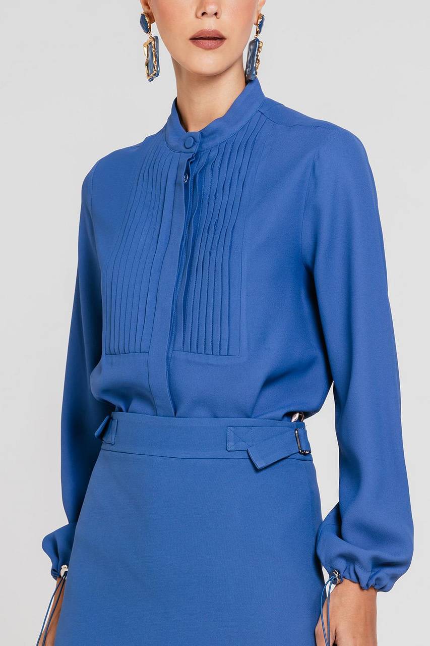 Camisa Michele - Blues