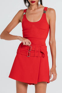 Short Saia Cali - Rouge