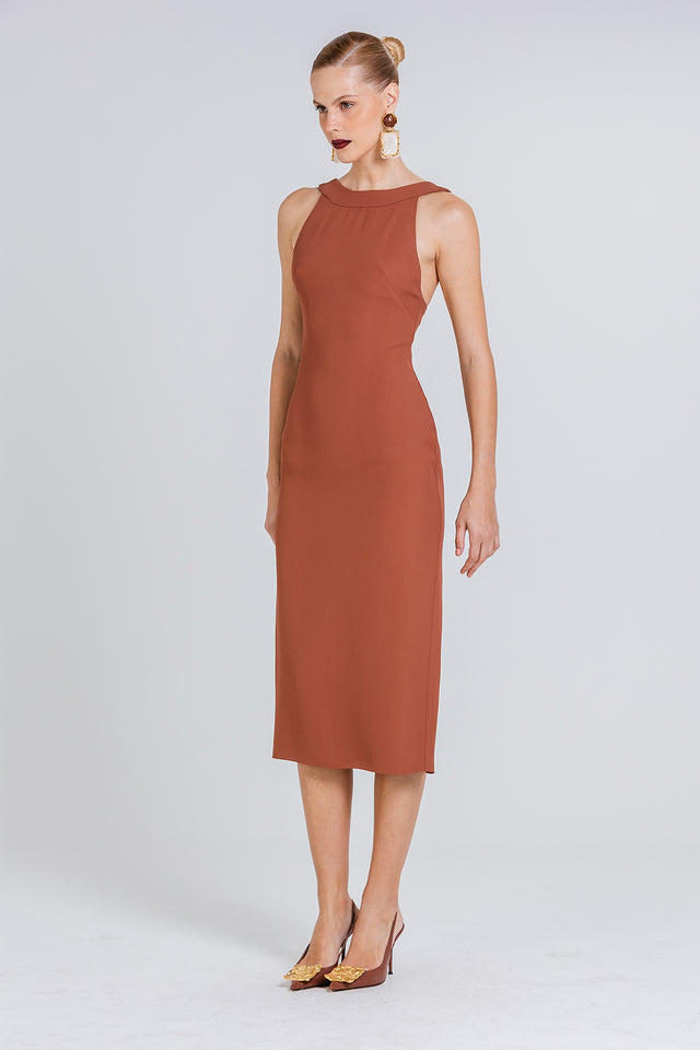 Vestido Eliane - Chocolate
