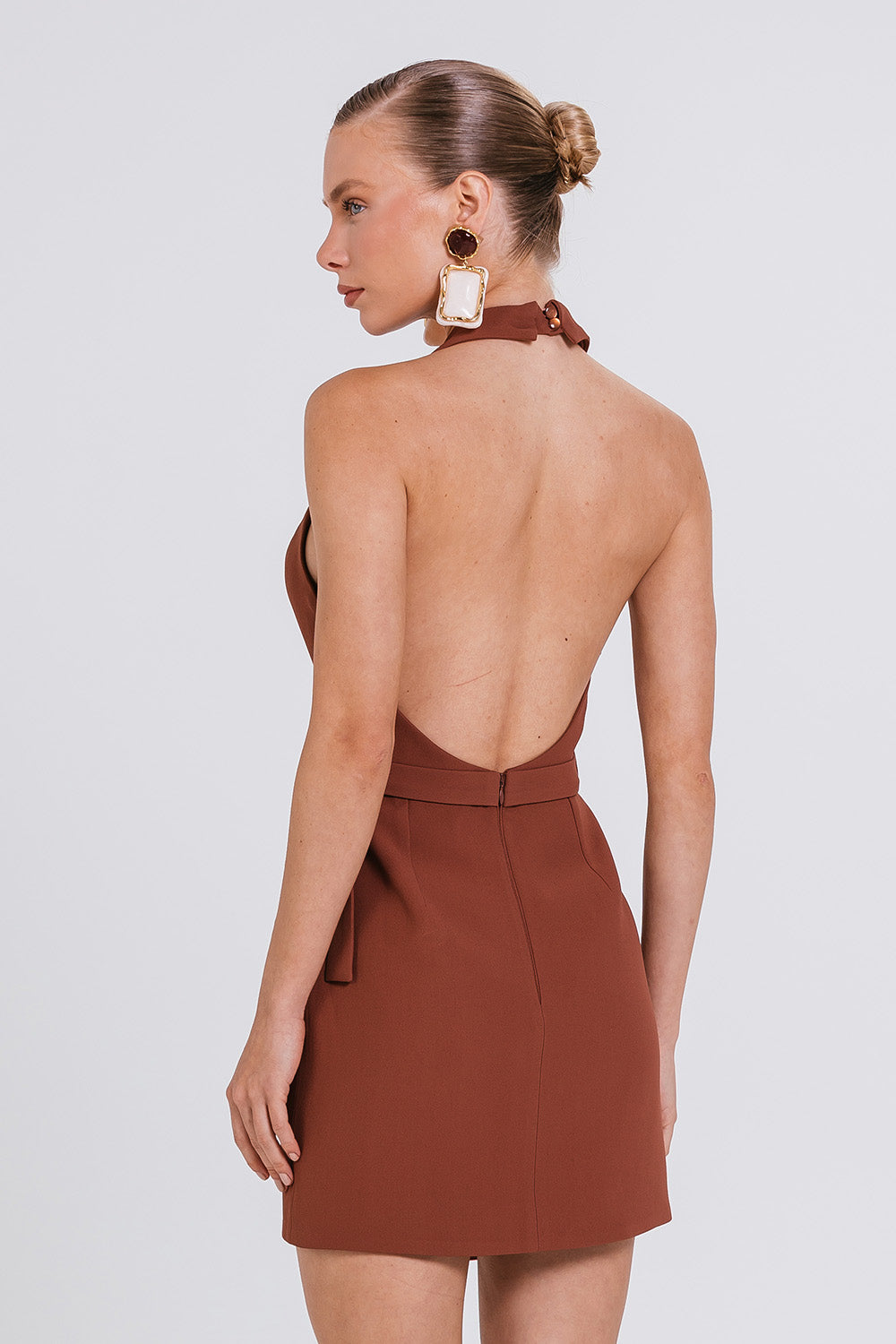Vestido Eliete - Chocolate