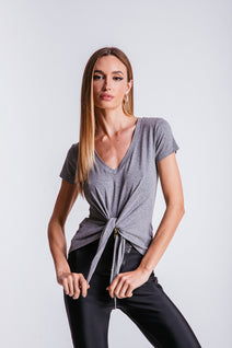 T-shirt Nó - Cinza