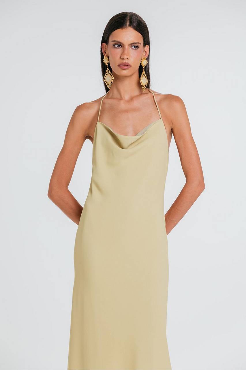 Vestido Glenda - Sepia