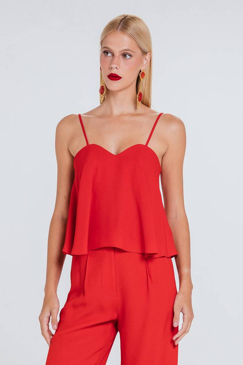 Top Estela - Rouge