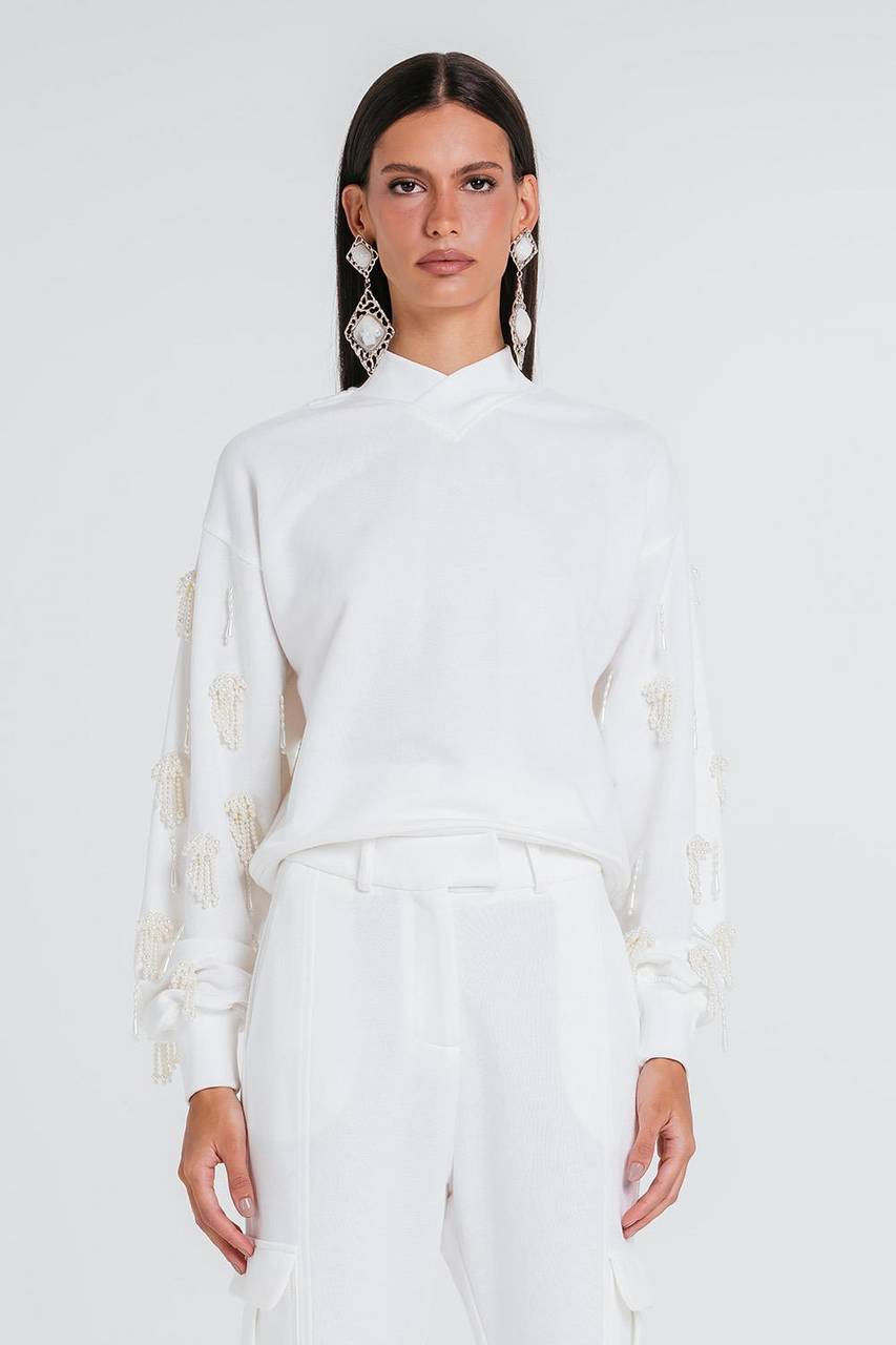 Moletom Nikita - Off White