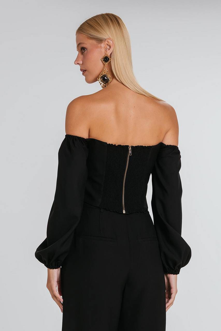 Top Mima - Preto