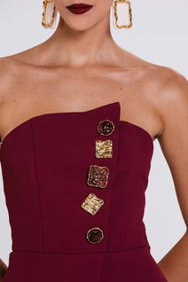 Vestido Ane - Cabernet