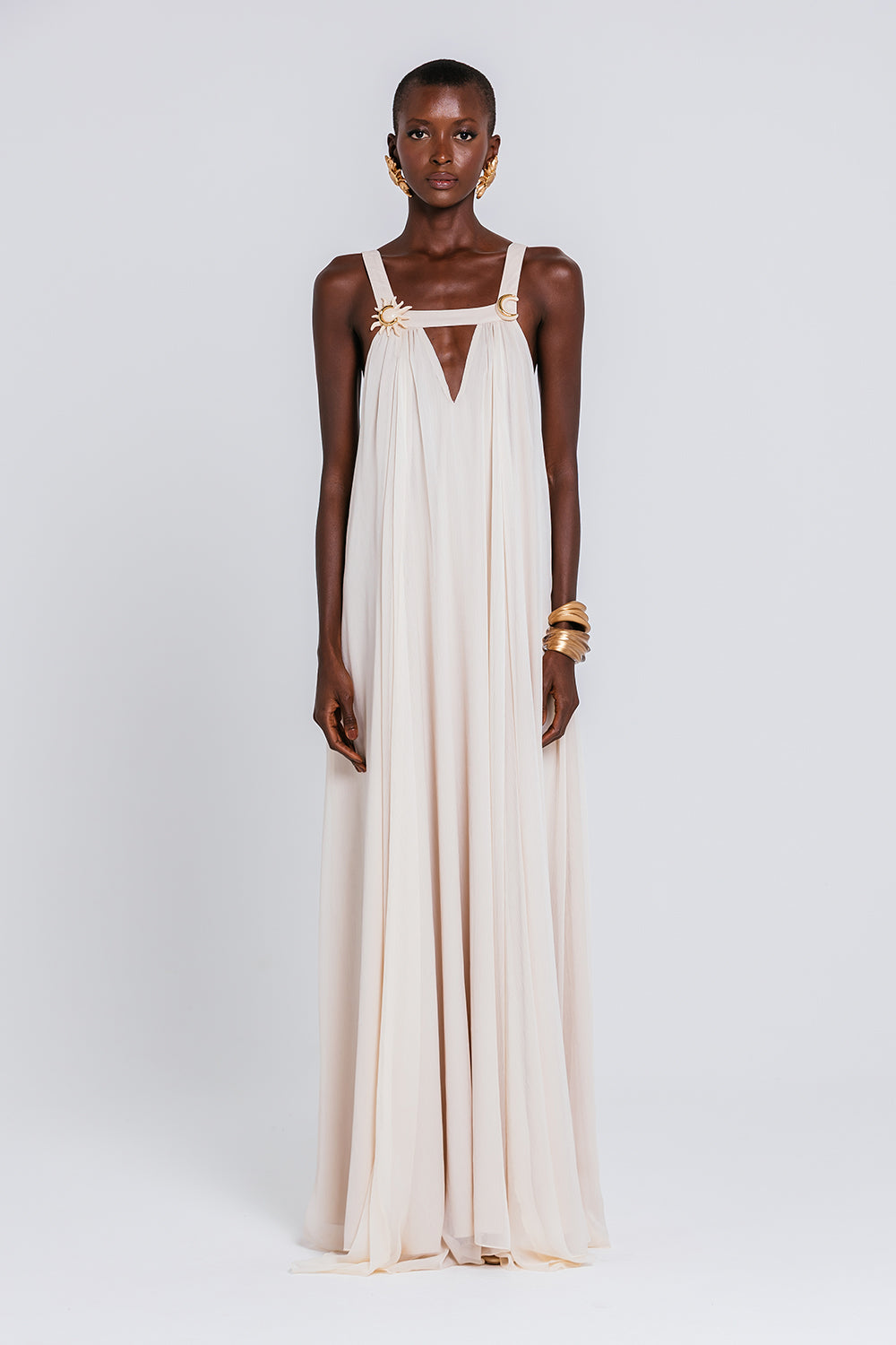 Vestido Capri - Areia