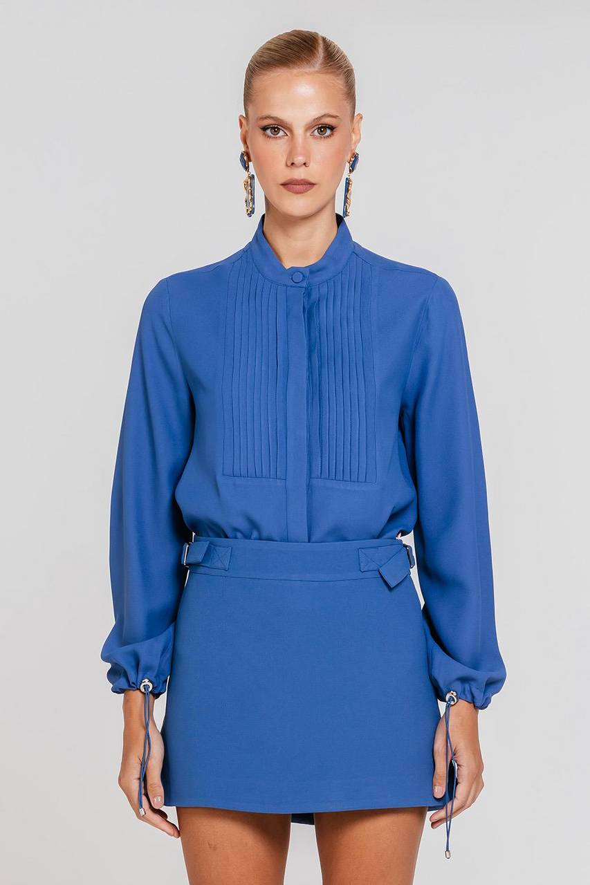 Camisa Michele - Blues