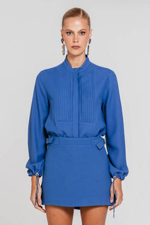 Camisa Michele - Blues