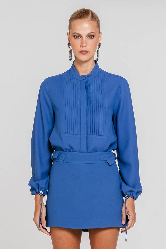 Camisa Michele - Blues