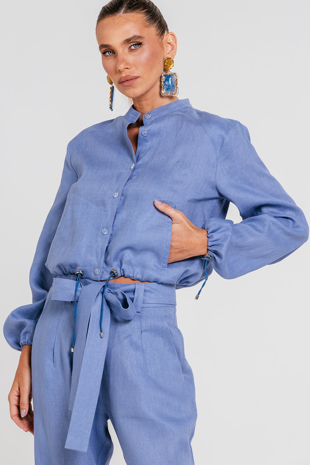 Camisa Kiara - Blues